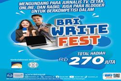 BRI Write Fest Digelar! Berhadiah Ratusan Juta hingga Peluang Beasiswa S2