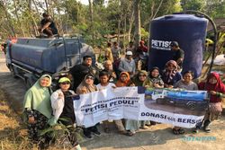 Mulia! Pemuda Tonggalan Klaten Salurkan Bantuan Air Bersih ke Daerah Kekeringan