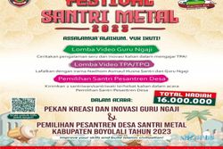 Hadiahnya Gede! Cek Syarat Pendaftaran Festival Santri Metal 2023 di Boyolali