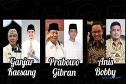 Beredar Gambar 2 Anak dan Menantu Jokowi Jadi Cawapres Ganjar, Prabowo & Anies