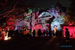Momen Halloween, Saloka Theme Park Semarang Dipenuhi Ornamen Bernuansa Horor