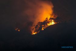 Medan Sulit, Kapolda Jateng Sebut Gunakan Water Bombing Padamkan Api di Merbabu