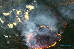 Kebakaran Gunung Lawu Karanganyar Belum Padam, Lahan 150 Hektare Sudah Terbakar