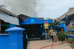 Ditinggal ke Jogja, Rumah Warga Kaliancar Selogiri Wonogiri Terbakar