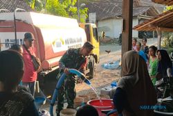 Kodim Boyolali Rutin Dropping Air Bersih ke Daerah Kekeringan, 4 Tangki/Pekan