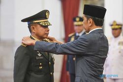 Jokowi Lantik Letjen Agus Subiyanto Jadi KSAD Gantikan Dudung Abdurachman