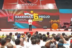 Ketum Partai Anggota KIM Hadiri Rakernas Projo kecuali Prabowo Subianto