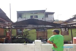 Lupa Mematikan Kompor, Satu Rumah di Kelurahan Gajahan Solo Terbakar