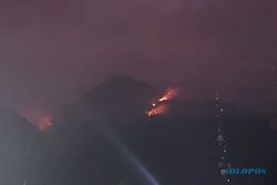 Butuh Waktu 6 Jam Sampai ke Lokasi Titik Api Kebakaran Gunung Lawu 