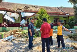 5 Bangunan Sekolah di Delanggu & Wonosari Klaten Rusak Diterjang Angin Kencang