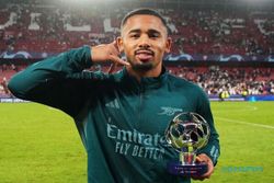 Gol Duo Gabriel Bawa Arsenal Menangi Laga Lawan Sevilla di Liga Champions 2023