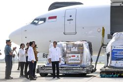 Presiden Jokowi Lepas Pengiriman 21 Ton Bantuan Tahap Dua untuk Palestina