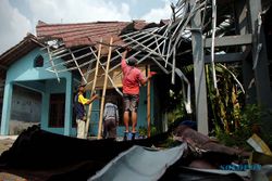 Angin Puting Beliung Terjang Wilayah Tegal, 10 Rumah Warga Rusak