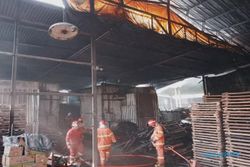 Oven Overheat, Pabrik Briket di Tengaran Kabupaten Semarang Kebakaran