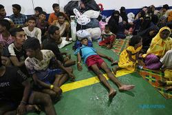 Pemindahan 219 Imigran Rohingya dari Sabang ke Lhokseumawe Aceh