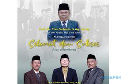 Resmi Dilantik, Ini Nama-nama Pejabat Baru UIN Raden Mas Said Surakarta