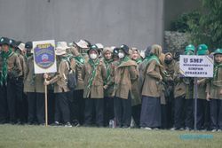 Pakai Seragam Hizbul Wathan, 7.000 Pelajar Solo Ikuti Apel Milad Muhammadiyah 