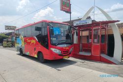 BRT Trans Jateng di Koridor Solo-Sumberlawang Sragen Kekurangan 57 Unit Halte