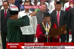 Anwar Usman Tak Hadiri Pelantikan Suhartoyo Jadi Ketua MK