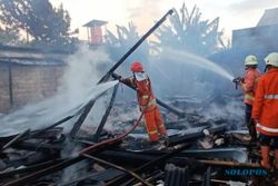 Rumah Warga Gawan Sragen Terbakar, Kerugian Rp70 Juta