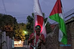 Dosen UNS Jogging Bawa Bendera Palestina di Boyolali, Ternyata Ini Motivasinya
