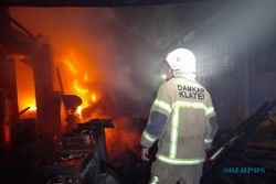 Tempat Produksi Tahu di Pedan Klaten Terbakar, Kerugian Ditaksir Rp240 Juta