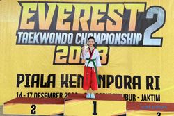 Atlet Cilik Poomsae Mahabodhi Solo Raih Medali Emas di Ajang Nasional Taekwondo