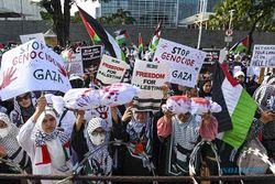 Aksi Bela Palestina, Ribuan Massa Geruduk Kedubes AS di Jakarta