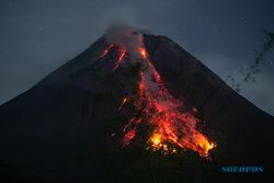 Rabu Pagi, Gunung Merapi Luncurkan 10 Kali Guguran Lava Sejauh 1,6 Kilometer