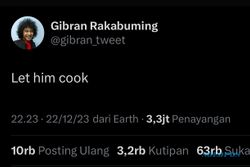 Merasa Tampil Baik di Debat Cawapres, Gibran Lempar Meme Let Him Cook di X