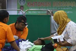 Seratusan Anak Ikuti Khitanan Massal di RS PKU Muhammadiyah Solo