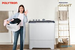Mesin Cuci Ekonomis dari Polytron, Biaya Listrik Hanya Rp400 per Kg