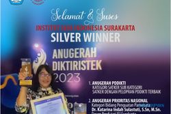 ISI Solo Raih Silver Winner di Ajang Anugerah Diktiristek 2023