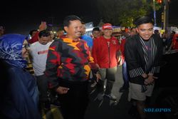 HUT Ke-9 PSI, Kaesang Pangarep Hadiri Jalan Sehat di Madiun