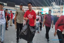 Kaesang Pangarep Punguti Sampah di Stadion Jatidiri Semarang, Seusai HUT PSI