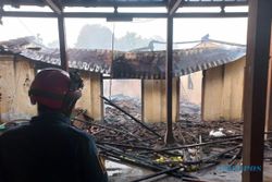 Diawali Suara Letusan, Rumah Dihuni 2 Keluarga di Delanggu Klaten Terbakar