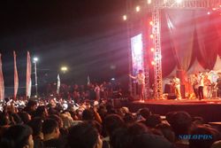 Konser Dangdut Pemilu di Wonogiri Meriah, Penonton Puas Dapat Hiburan dan Ilmu