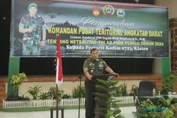 Kunjungi Kodim Klaten, Danpusterad Tekankan Netralitas TNI Harga Mati
