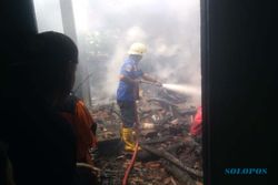 Dapur Rumah Warga Kebakkramat Karanganyar Ludes Dilalap Api