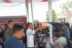 Di Bantul, Presiden Jokowi Klaim Beras Bansos yang Dibagikan Kualitas Premium