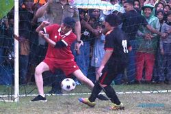 Jokowi Dijadwalkan bakal Main Bola di Sukoharjo Besok