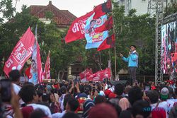 Dihadiri Ribuan Pendukung, Kaesang Buka Kampanye Terbuka Perdana PSI di Solo