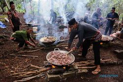 Tradisi Nyadran Gulai di Gunungpati Semarang, Warga Sembelih 43 Ekor Kambing