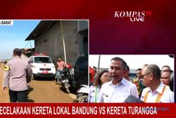 Begini Kondisi Penumpang saat Kecelakaan KA Turangga vs Komuter Bandung Raya