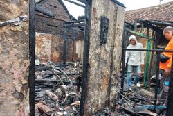 Kebakaran Rumah di Klaten Selatan, Sepeda Motor Matic Ikut Hangus Dilalap Api