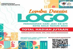 Total Hadiah Rp16 Juta, Pemkot Solo Gelar Lomba Desain Logo Hari Jadi