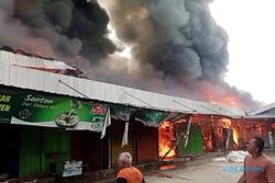Pasar Ngawen Blora Terbakar, Belum Diketahui Penyebabnya