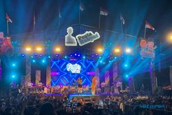 Konser Pesta Rakyat Gibran Fans di Karanganyar Meriah