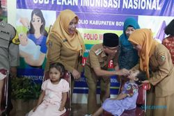 Sub Pekan Imunisasi Polio di Boyolali Tercapai 109,53%, Lanjut ke Putaran II