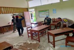 Plafon SDN di Bantul Roboh, Tiga Siswa Terluka Tertimpa Reruntuhan